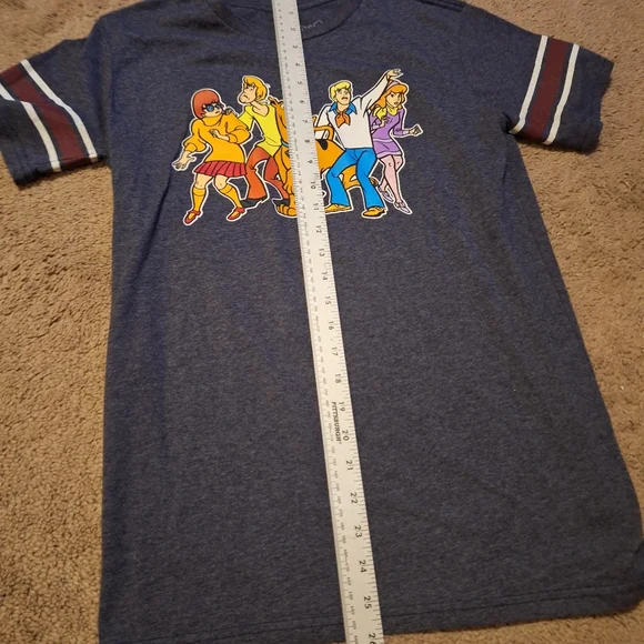 Scooby-Doo Men' s XS T-SHIRT/ gray with Scooby-Doo design - Picture 3 of 9